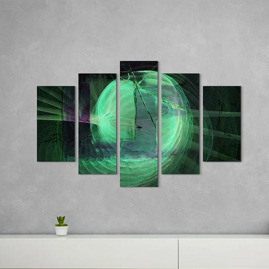 Enigma Abstract 1447 Graphic Art Print Multi-Piece Image on Canvas