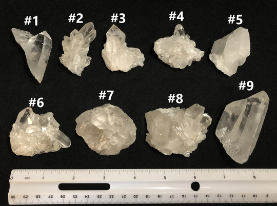Clear Quartz | Raw Clusters