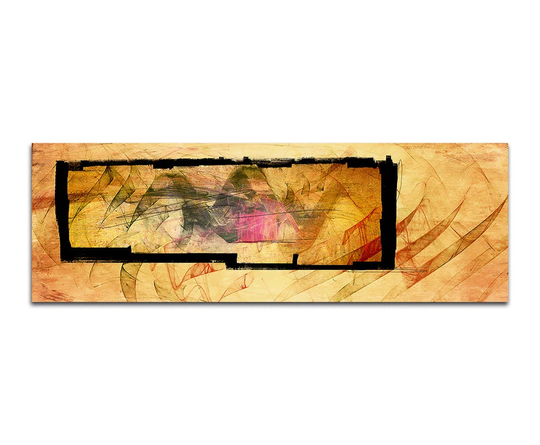 Enigma Panorama Abstract 471 Graphic Art Print on Canvas