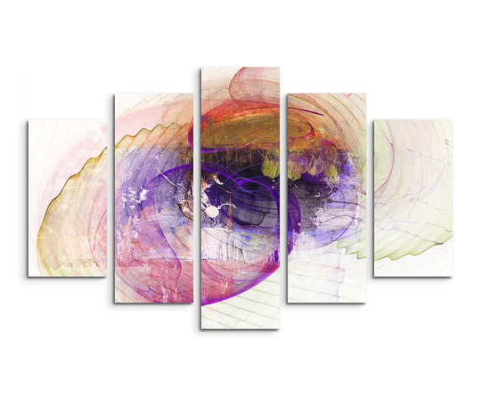Enigma Abstract 1410 Graphic Art Print Multi-Piece Image on Canvas