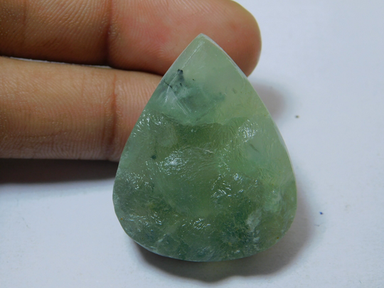 Prehnite Cabochons, Prehnite Gemstone, Prehnite Loose Stone, Prehnite Semi Precious Hand Polished Green 87 Ct 37 X 30 Mm#1489