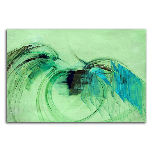 Enigma 053 Abstract Graphic Art Print on Canvas
