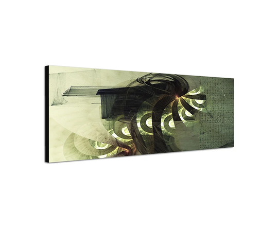 Enigma Panorama Abstract 406 Graphic Art Print on Canvas