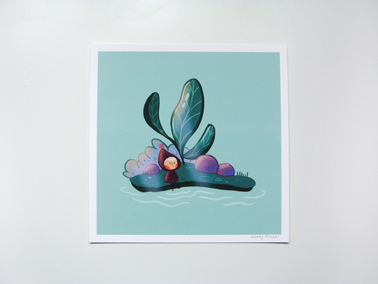 Personal Little Island - 8"x8