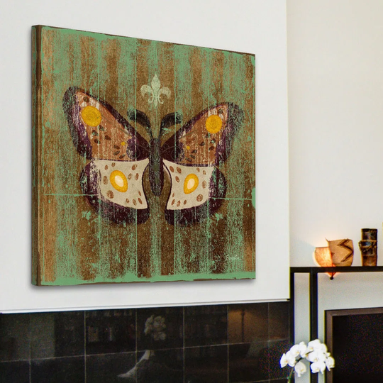 Arcadian Day Moth by Evelia - Wrapped Canvas Graphic Art Print