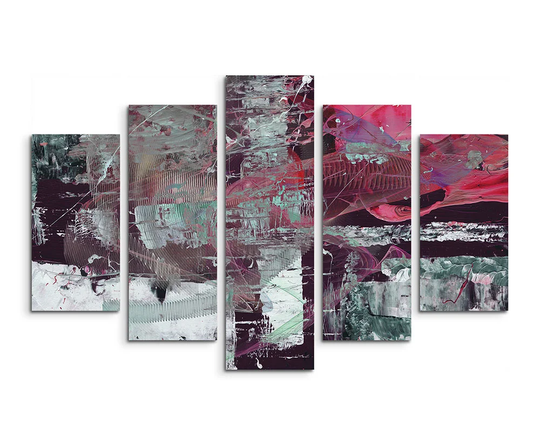 Enigma Sculpture Abstract 1378 Graphic Art Print Multi-Piece Image on Canvas