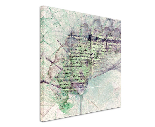 Enigma Abstract 1489 Graphic Art Print on Canvas