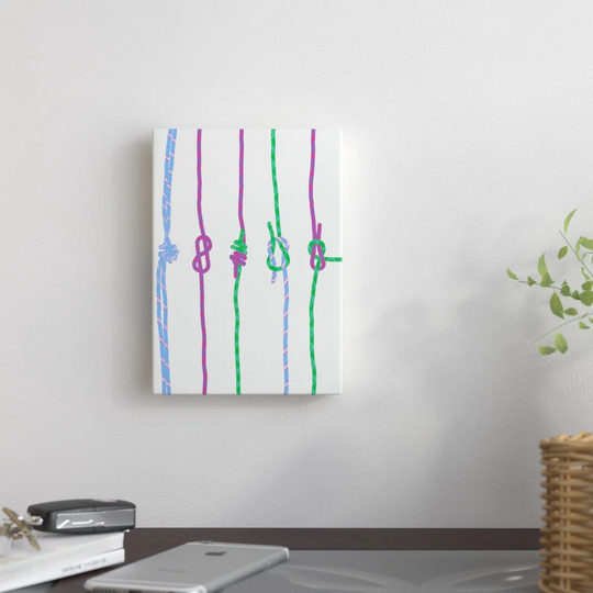 Knots by Jorey Hurley - Wrapped Canvas Graphic Art Print