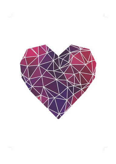 Purple Heart Graphic Art