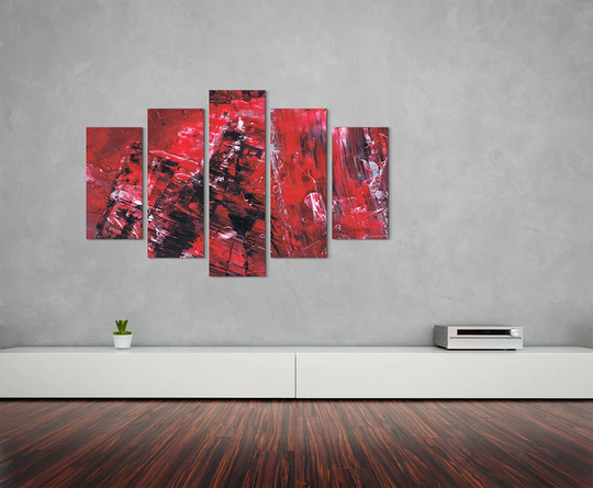 Enigma Abstract 507 Graphic Art Print Multi-Piece Image on Canvas