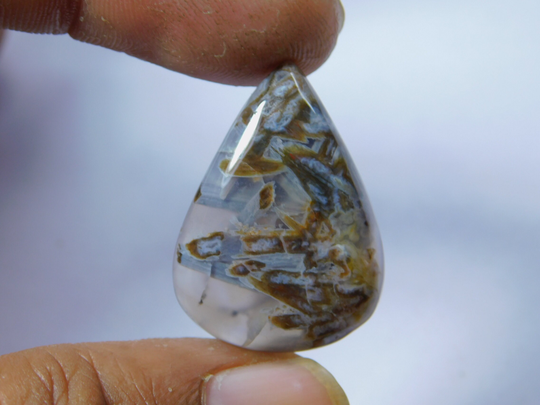 100% Natural Turkish Stick Agate Loose Cabochon, Top Quality Gemstone Hand Polish Beautiful Stone Jewellery #2441