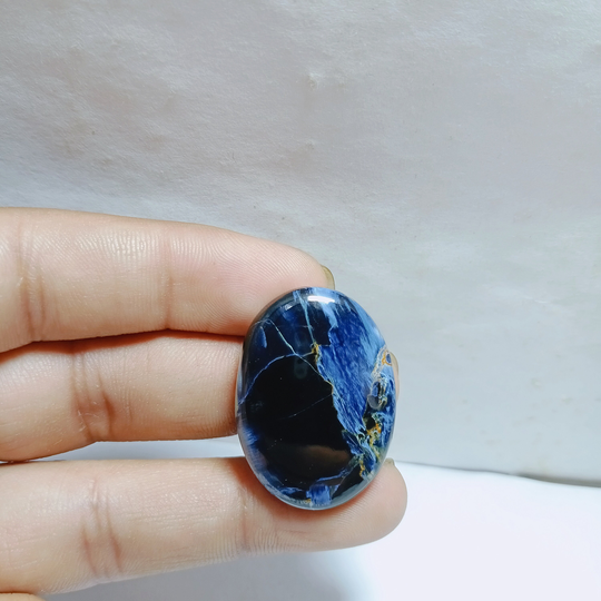 Naturel Rare Pietersite Cabochon Top Quality Gemstone Hand Polish Loose Stone Jewelry Stone 42 Ct. 33x24x6 Mm#r125