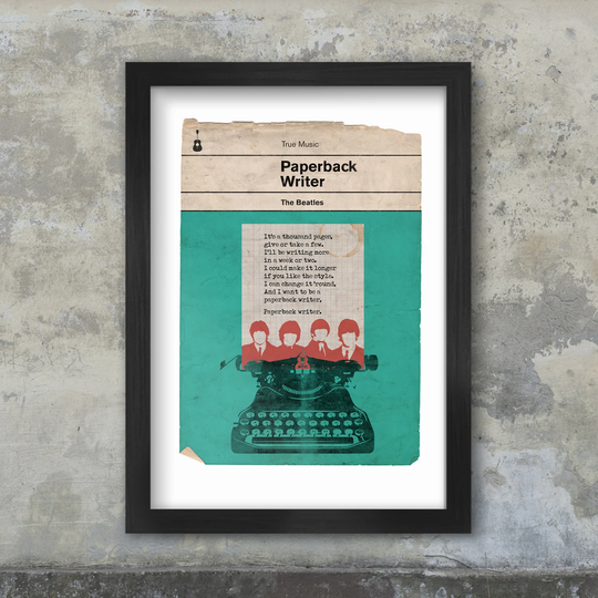 The Beatles - Paperback Writer Book Jacket