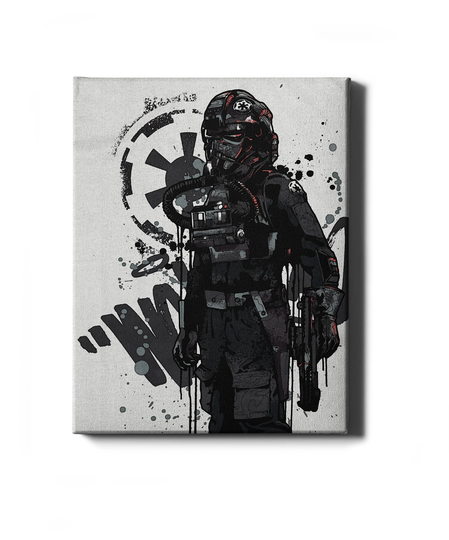 Tie Fighter Pilot Poster, Movie Film Poster Print, Home Decor/Wall Art/Picture