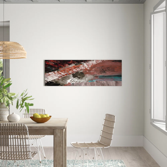 Enigma Panorama Abstract 647 Graphic Art Print on Canvas