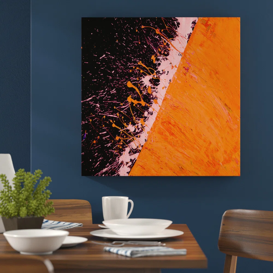 Enigma Abstract 693 Graphic Art Print on Canvas
