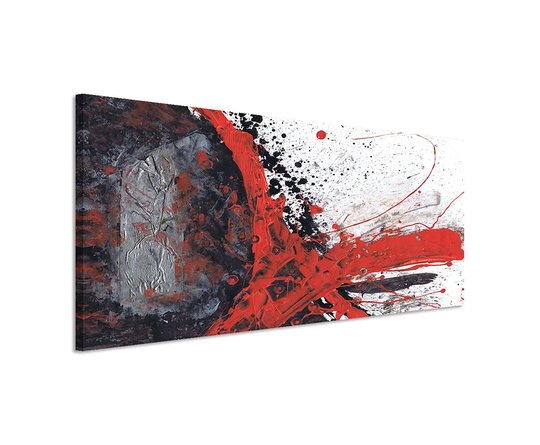 Enigma Panorama Abstract 652 Graphic Art Print on Canvas