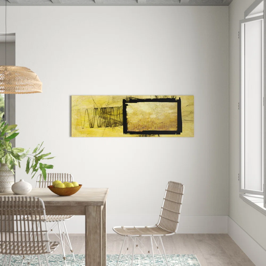 Enigma Panorama Abstract 373 Graphic Art Print on Canvas