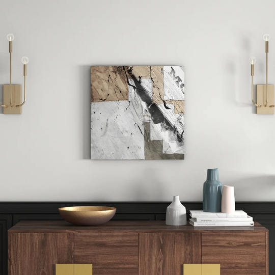 Enigma Abstract 504 Graphic Art Print on Canvas