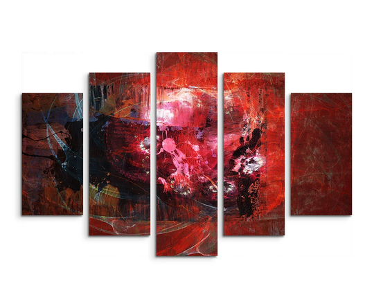 Enigma Sculpture Abstract 1226 Graphic Art Print Multi-Piece Image on Canvas