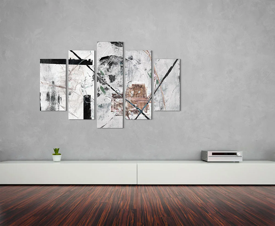 Enigma Abstract 750 Graphic Art Print Multi-Piece Image on Canvas