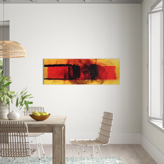 Enigma Panorama Abstract 141 Graphic Art Print on Canvas