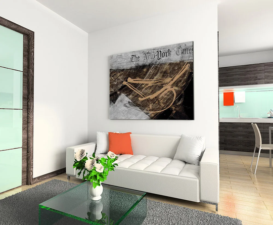 Enigma Abstract 534 Graphic Art Print on Canvas