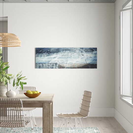 Enigma Panorama Abstract 1460 Graphic Art Print on Canvas