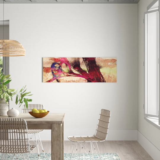 Enigma Panorama Abstract 168 Graphic Art Print on Canvas