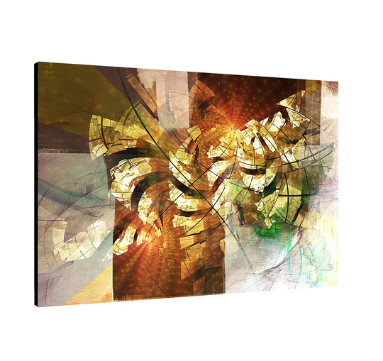 Enigma Abstract 408 Graphic Art Print on Canvas