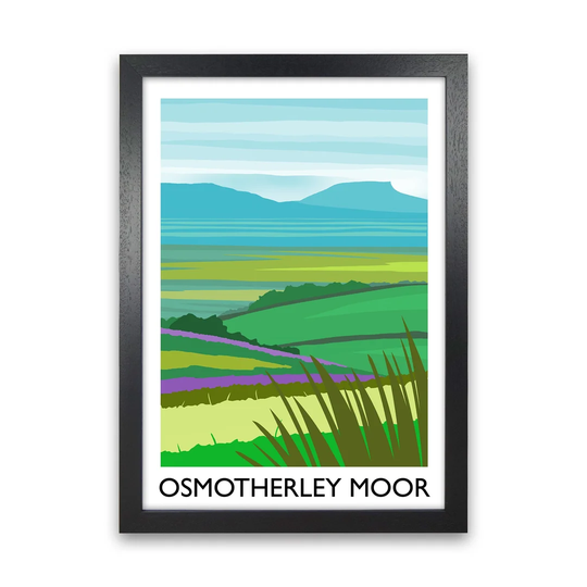 Osmotherley Moor Portrait by Richard O'Neill - Graphic Art