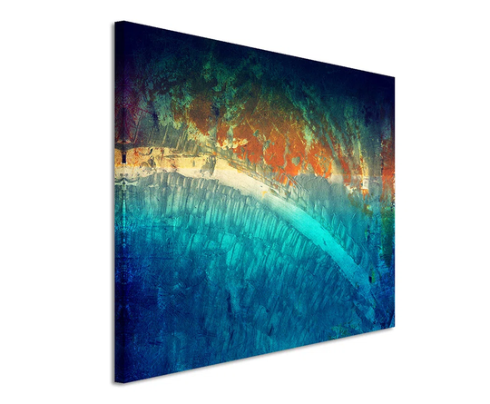 Abstract 965 Graphic Art Print on Canvas