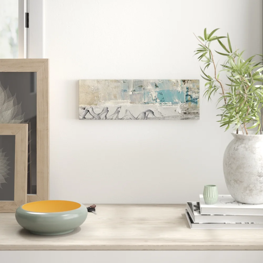 Panorama Abstract 528 Graphic Art Print on Canvas