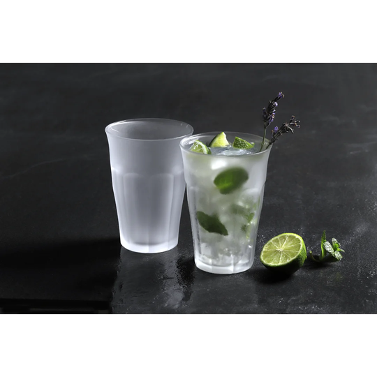 Picardie Frosted 360ml Glass Drinking Glass