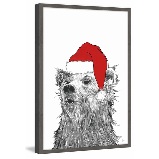 Jolly Wild Bear by Eyre Tarney - Picture Frame Graphic Art Print on Paper