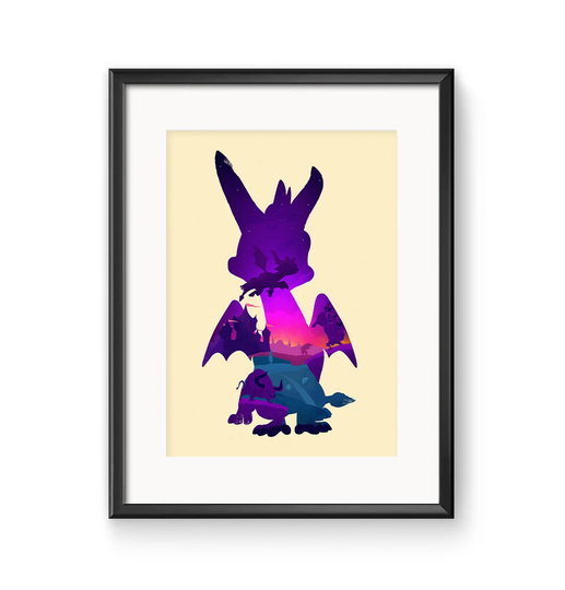 Spyro The Dragon Poster Print