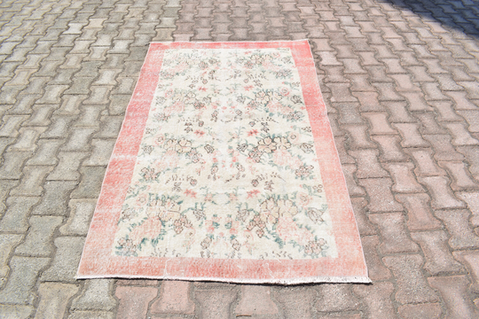 Turkish Rug 3x5 Ft, Turkish Rug 3x5, Handmade 3x5 Rug, Anatolian Rug, 3x5 Rugs, Turkey Rug, 3x5 Room Rug, Home Decor, Rugs, 3'6x5'9 Ft, 552-B