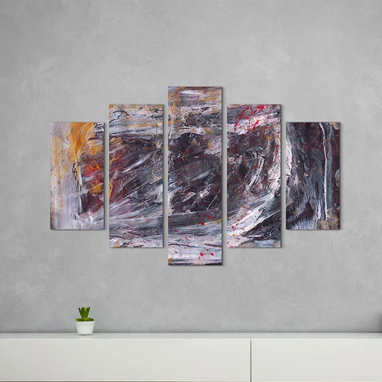 Enigma Abstract 845 Graphic Art Print Multi-Piece Image on Canvas