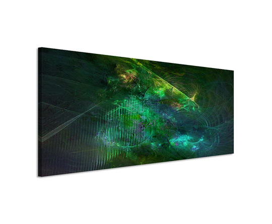 Enigma Panorama Abstract 1097 Graphic Art Print on Canvas