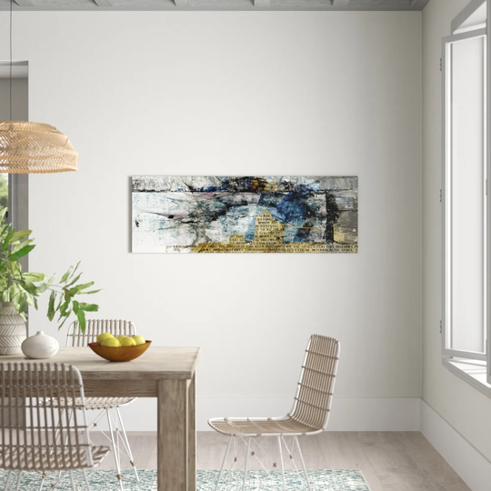 Enigma Panorama Abstract 1439 Graphic Art Print on Canvas