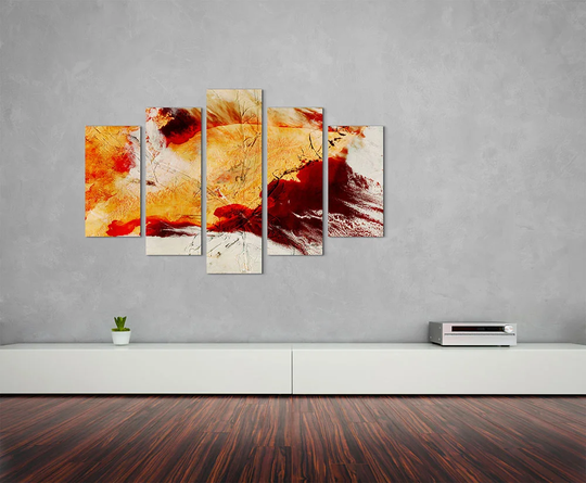 Enigma Abstract 555 Graphic Art Print Multi-Piece Image on Canvas