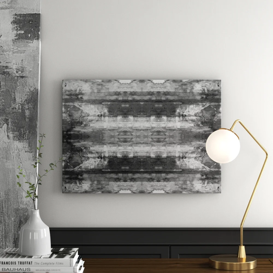 Abstract Art - Ornaments Graphic Art Print on Canvas