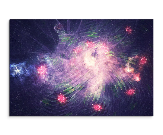Enigma 1018 Abstract Graphic Art Print on Canvas