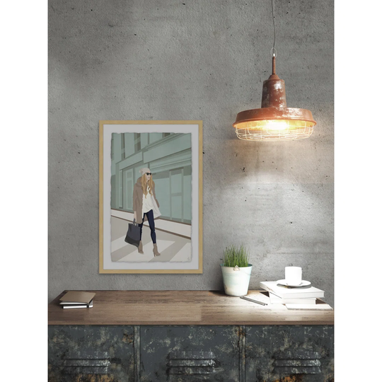 The Casual Chic - Picture Frame Graphic Art Print on Paper