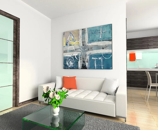 Enigma Abstract 554 Graphic Art Print on Canvas