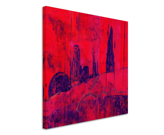 Enigma Abstract 973 Graphic Art Print on Canvas