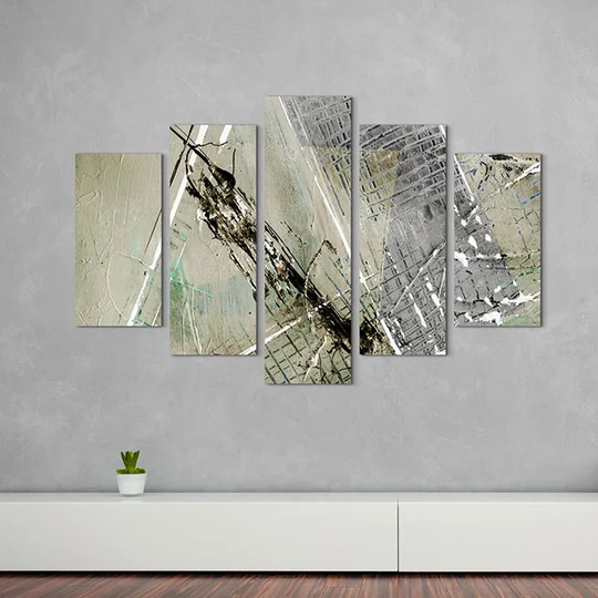 Enigma Abstract 873 Graphic Art Print Multi-Piece Image on Canvas