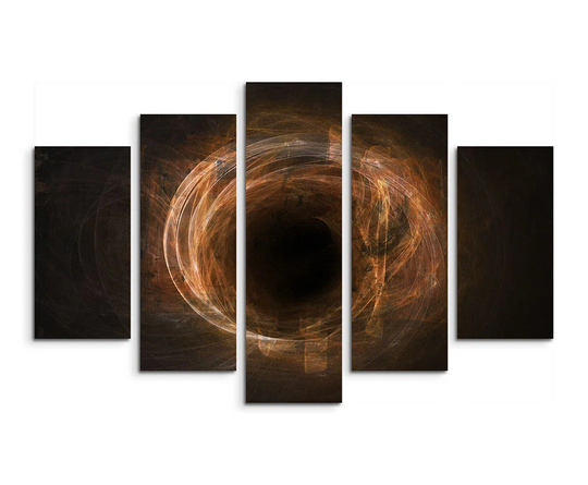 Enigma Sculpture Abstract 1227 Graphic Art Print Multi-Piece Image on Canvas