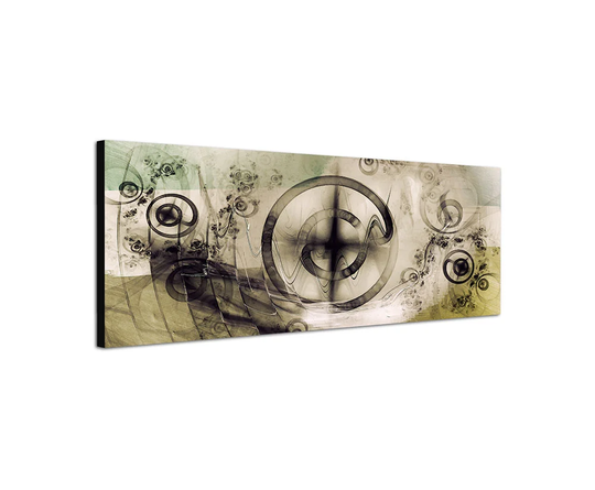Panorama Abstract 410 Graphic Art Print on Canvas