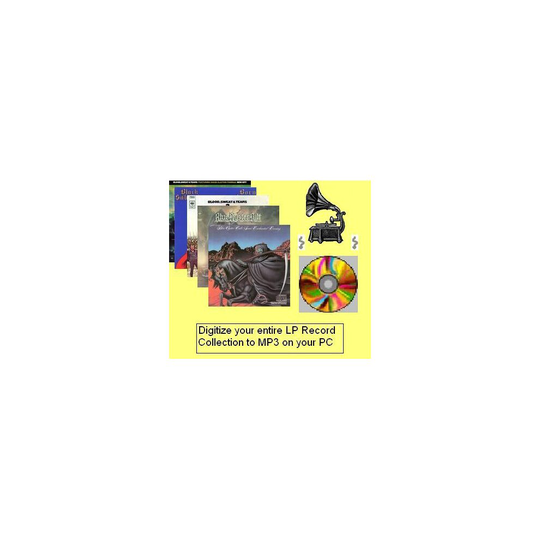 Vinyl records to MP3 PC conversion Kit 3M Cable Kit
